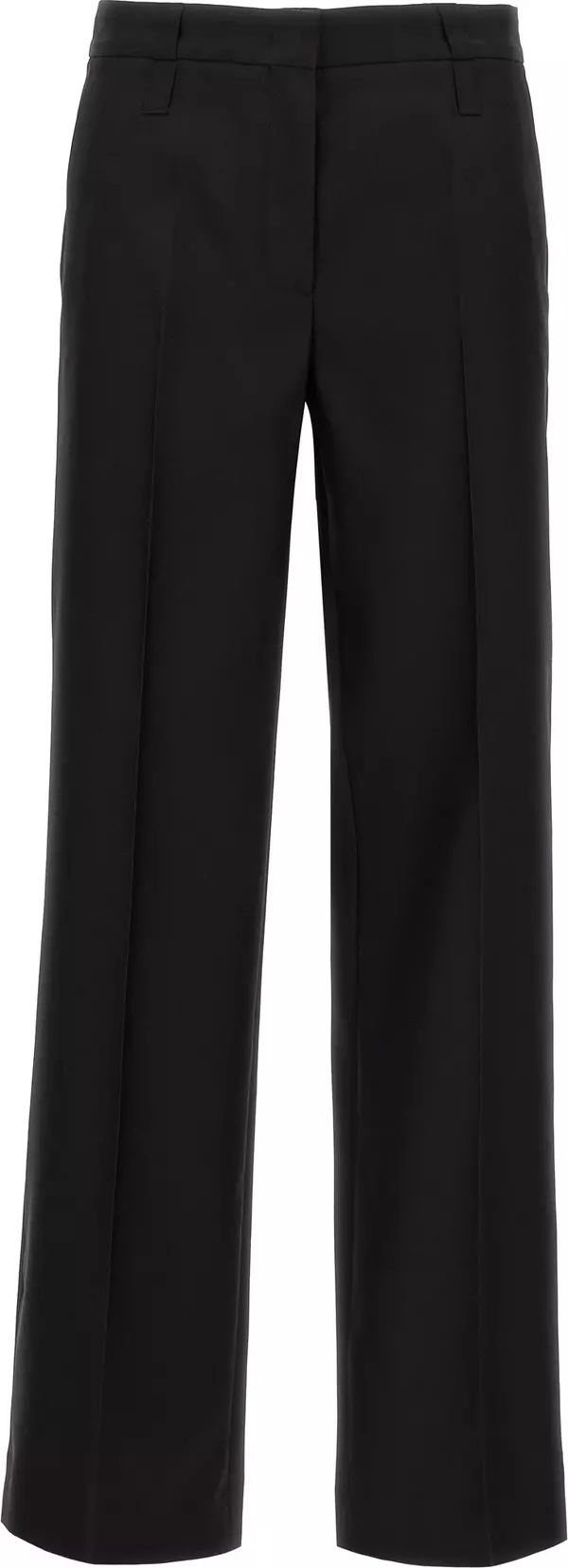 Black Virgin Wool Dress Pants