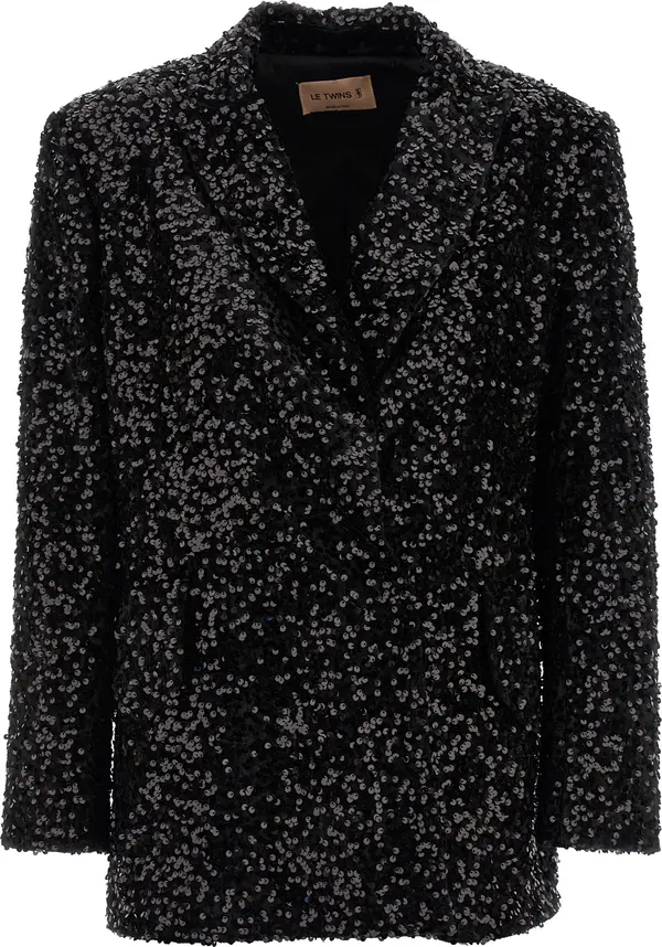 Black Polyester Blazer