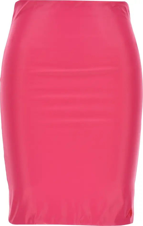 Fuchsia Polyamide Long Skirt