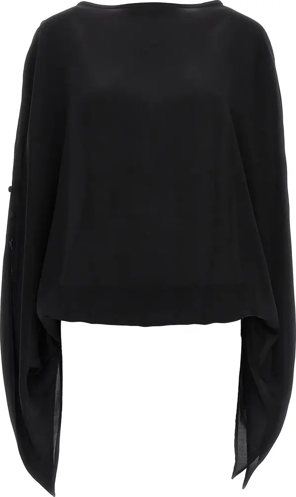 Black Silk Blouse