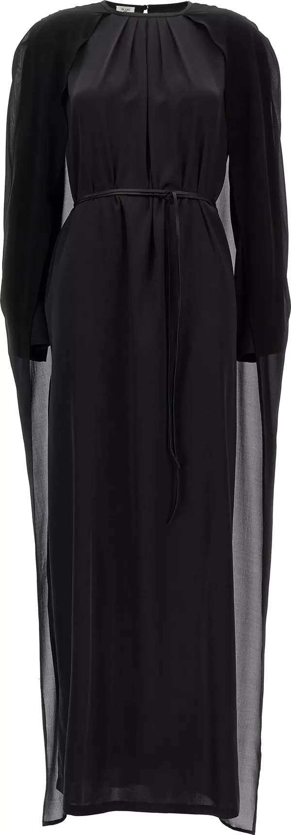Black Silk Long Dress