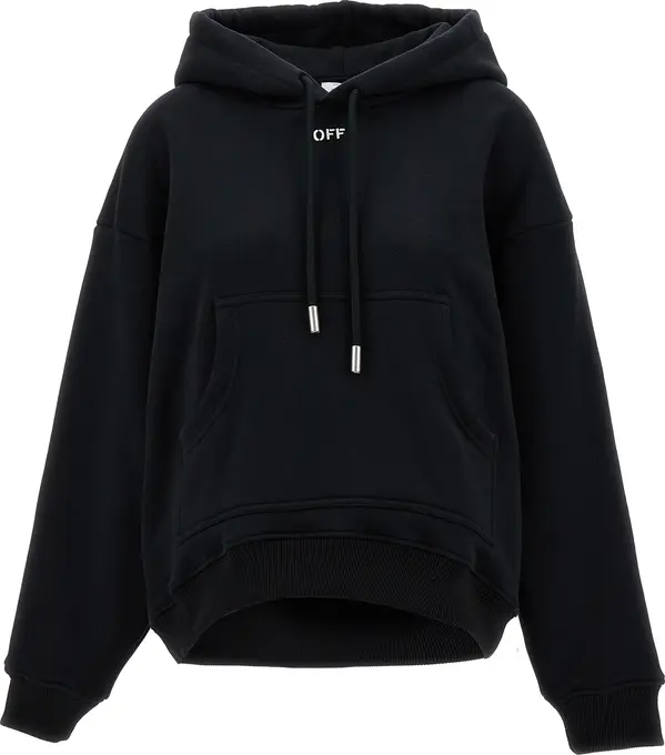 Black Cotton Hoodie