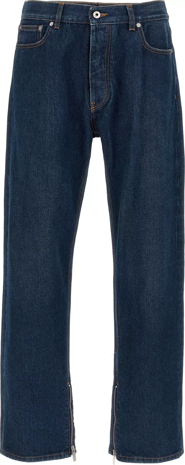 Blue Cotton Jeans Denim
