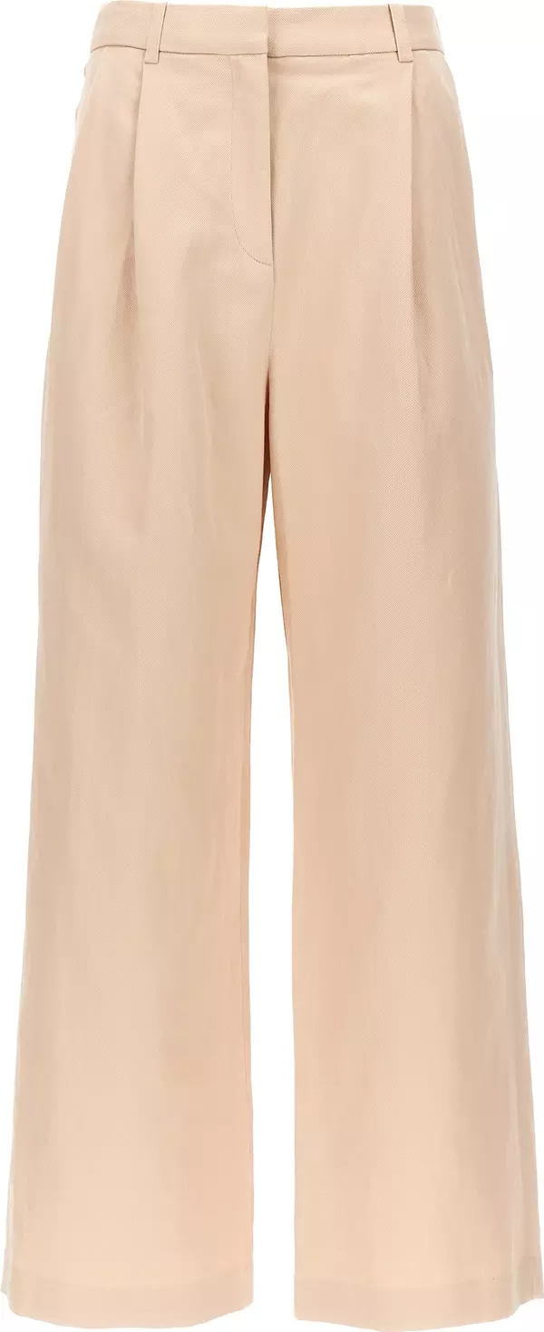 Multicolor Cotton Casual Pants