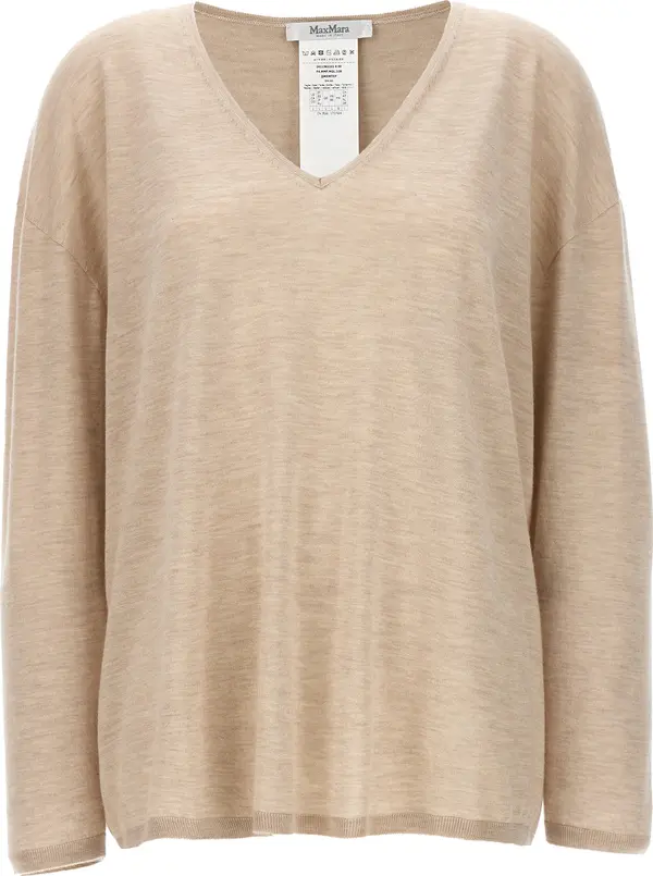 Beige Cashmere Cardigan
