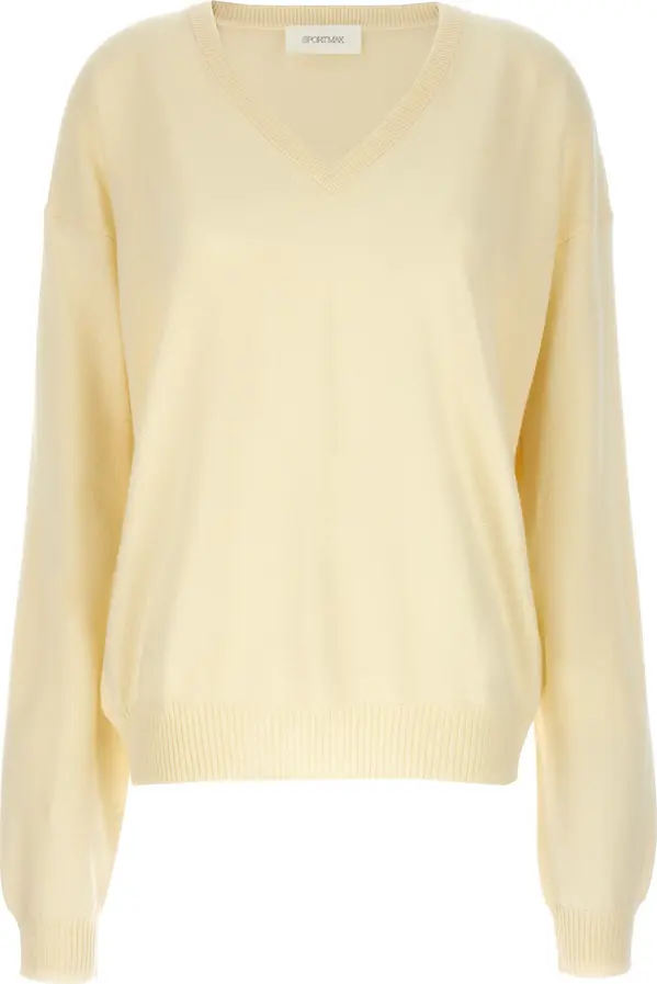 Bicolor Wool Cardigan