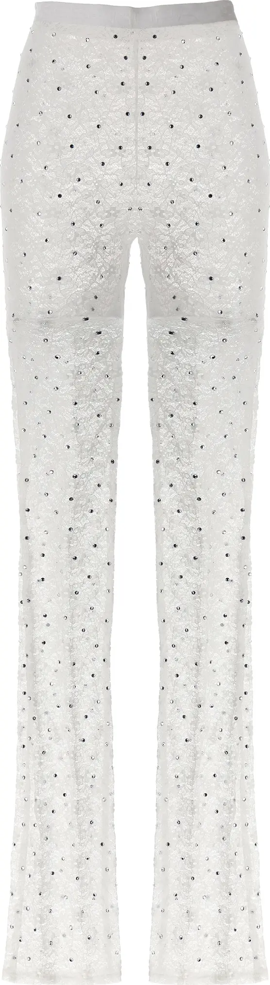 White Polyamide Leggings