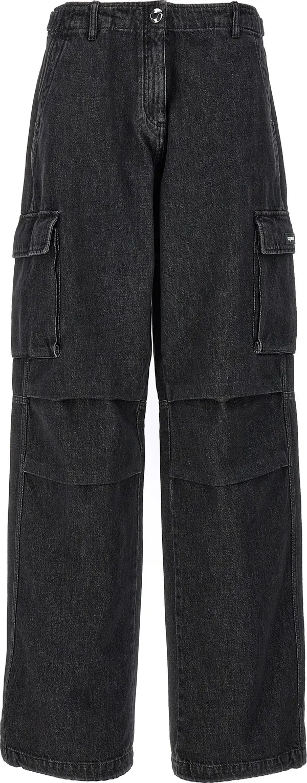 Black Cotton Jeans Denim