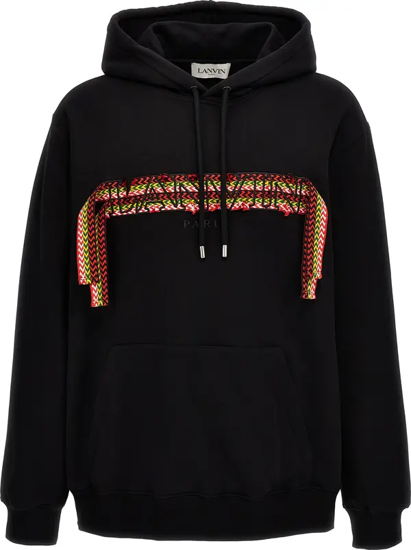 Black Cotton Sweatshirt
