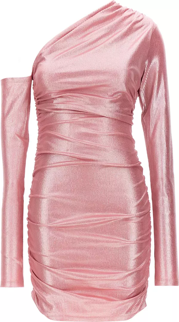 Multicolor Mohair Short Dress