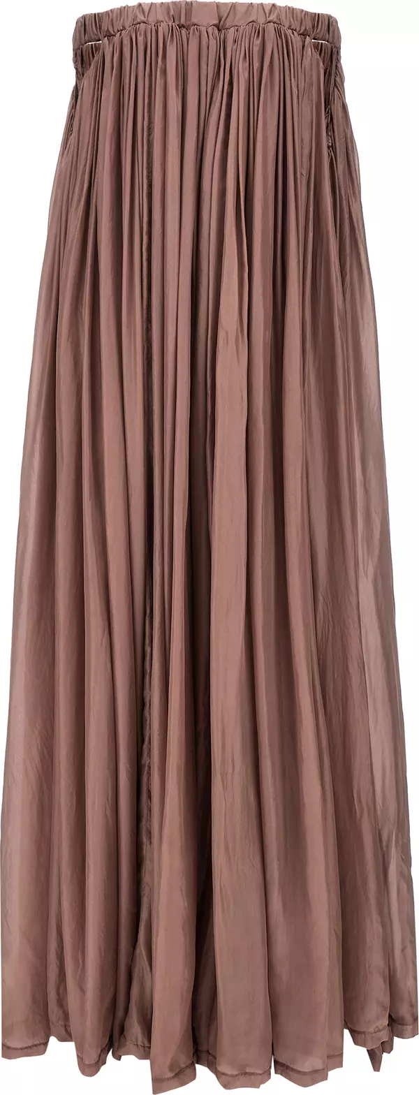 Multicolor Silk Long Dress