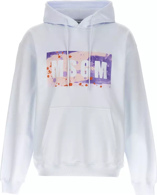 White Cotton Sweatshirt