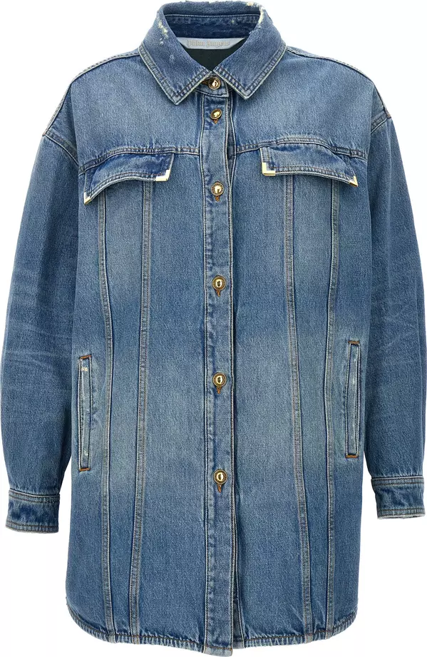 Blue Cotton Denim Jacket