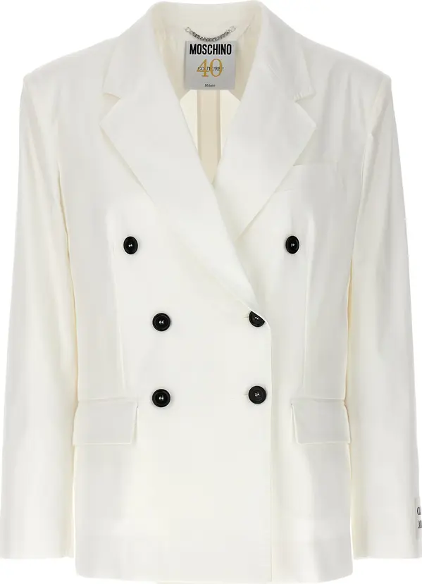 White Cotton Blazer