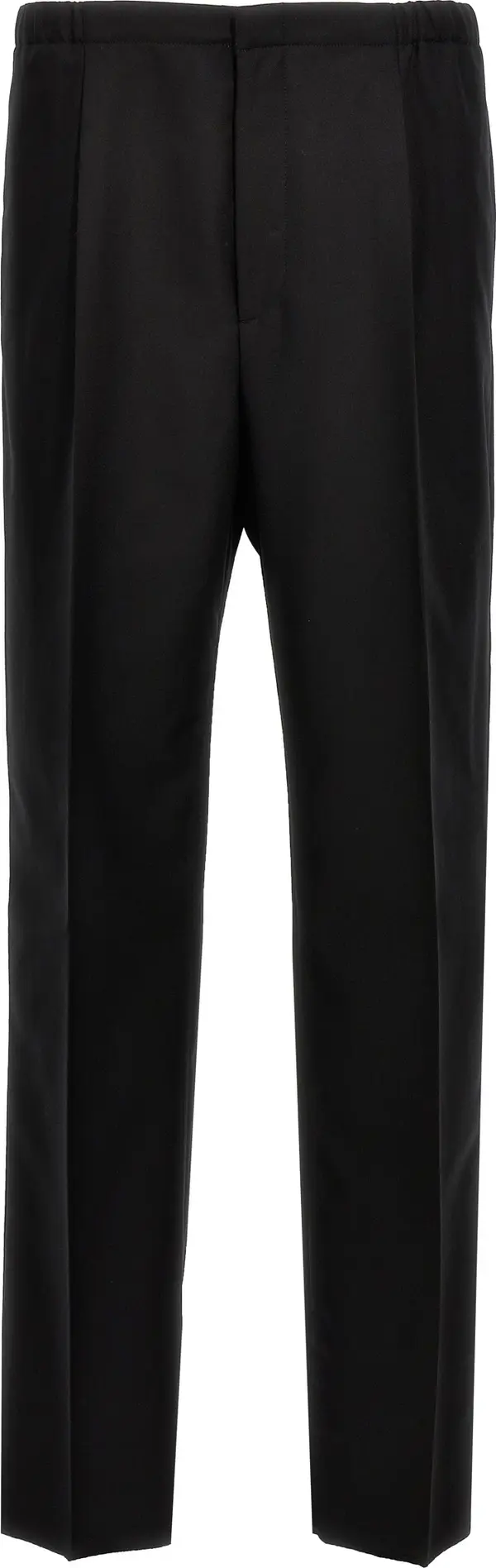 Black Virgin Wool Dress Pants