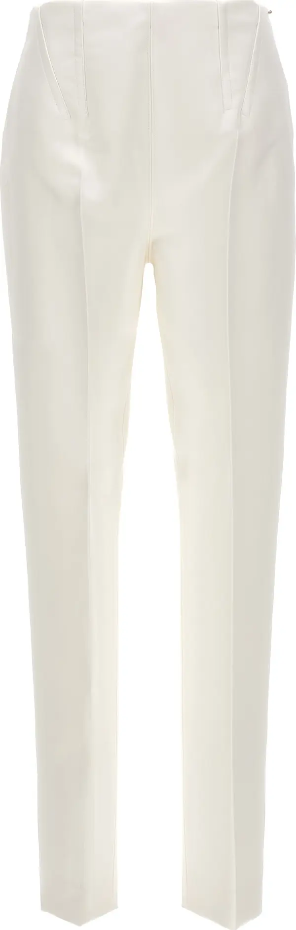 White Acetate Dress Pants