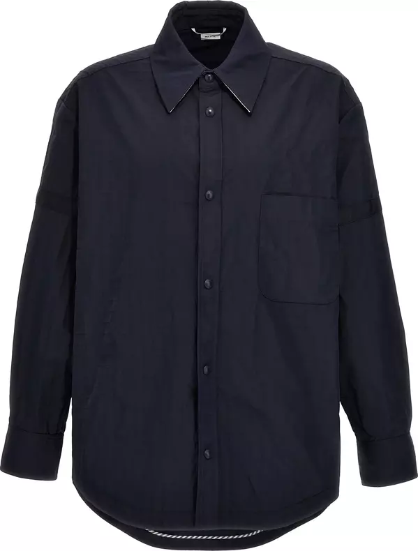 Blue Polyamide Blouse
