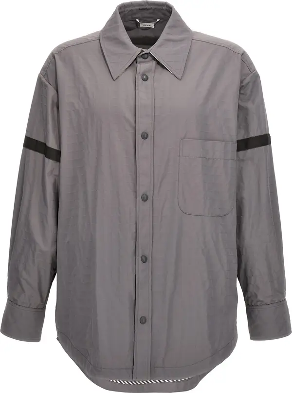 Gray Polyamide Blouse