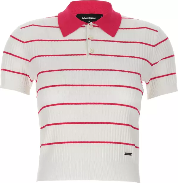 Multicolor Viscose Polo Shirt