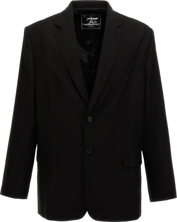 Black Virgin Wool Blazer