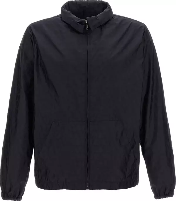 Blue Polyamide Shell Jacket