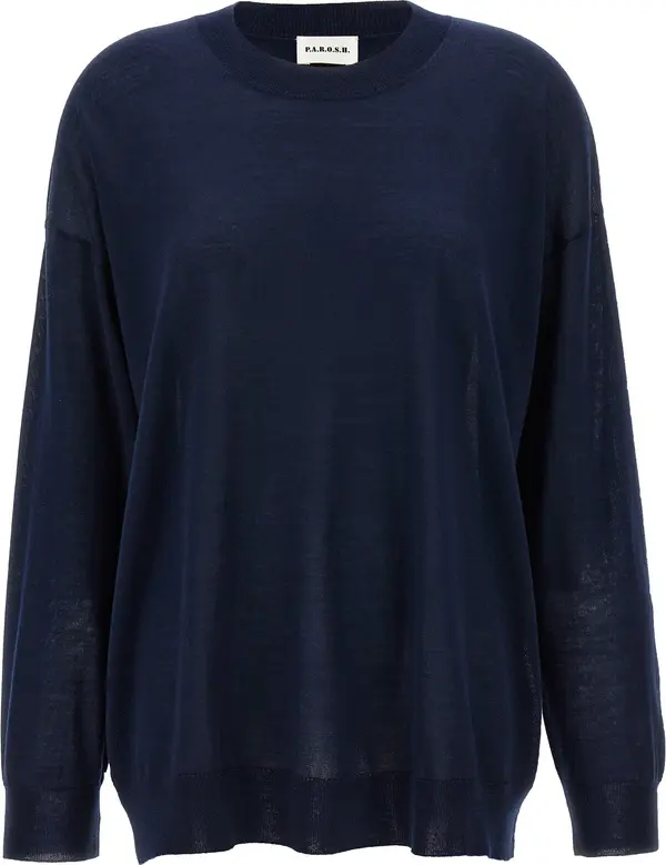 Blue Wool Cardigan