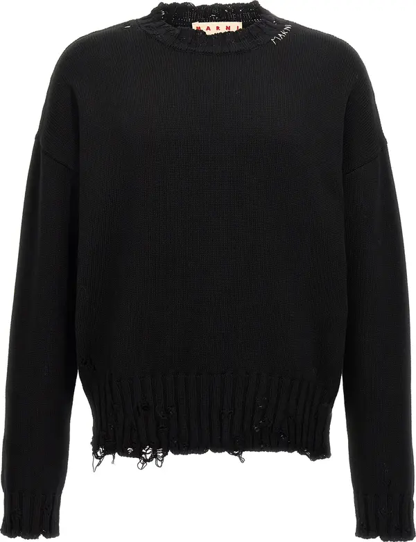 Black Cotton Cardigan