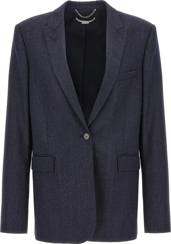Blue Viscose Blazer