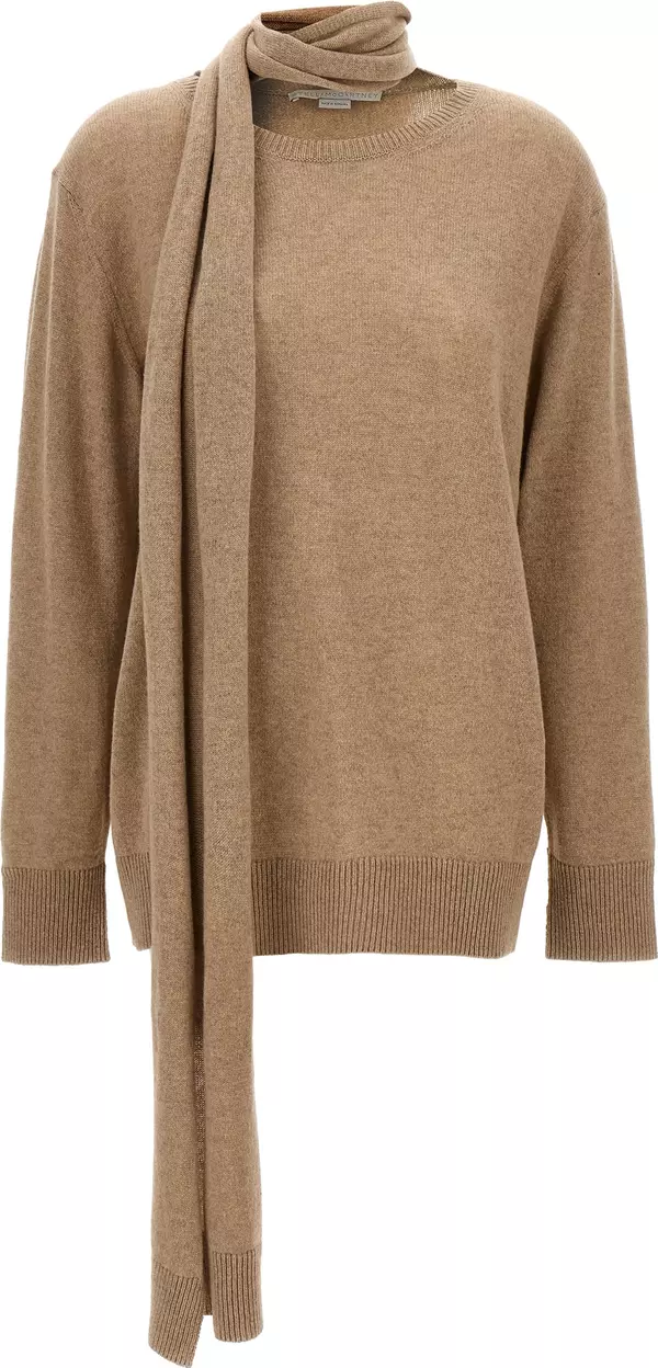 Beige Cashmere Cardigan