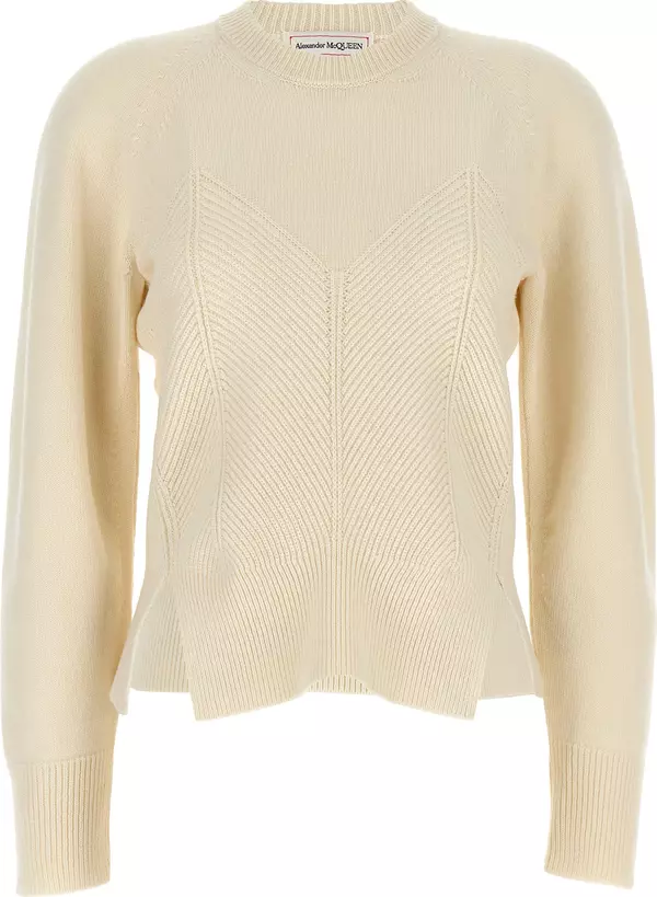 White Wool Cardigan