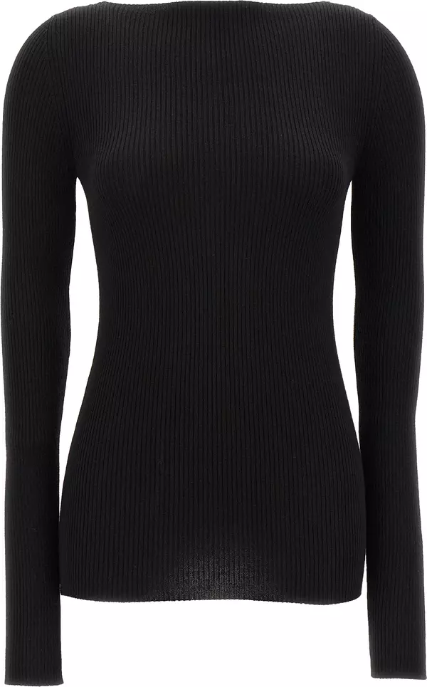 Black Wool Cardigan