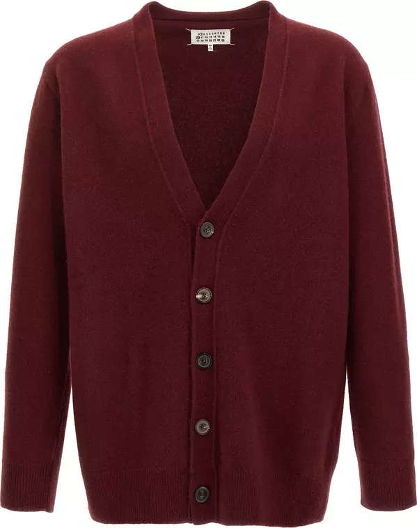 Bordeaux Wool Cardigan