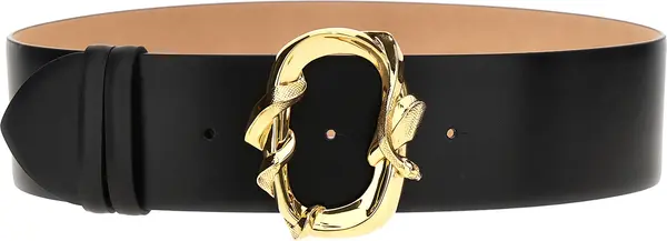 Black Cowhide Regular Belt
