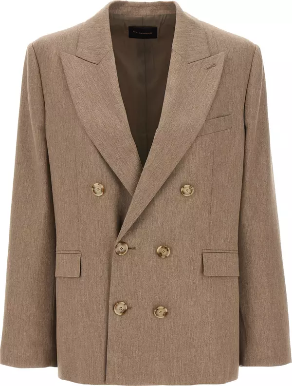 Beige Viscose Blazer