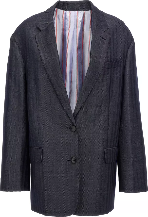 Blue Wool Blazer