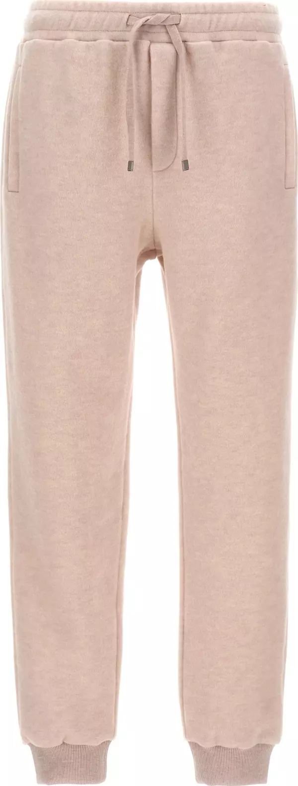 Beige Wool Joggers (Workout Pants)
