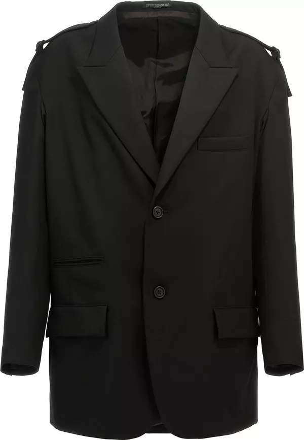 Black Wool Blazer