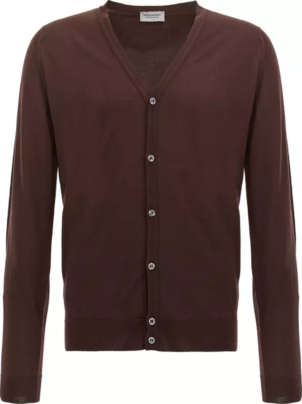 Brown Wool Cardigan