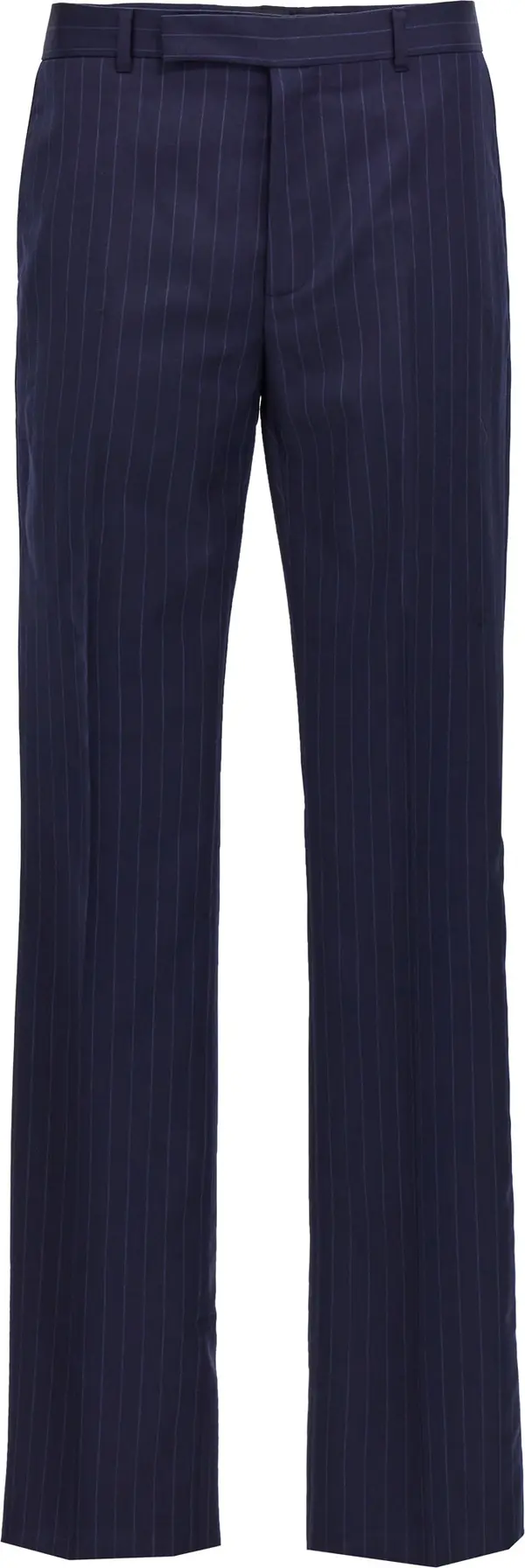 Blue Wool Dress Pants