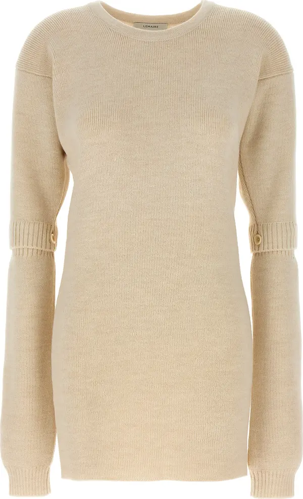White Acetate Short Dress