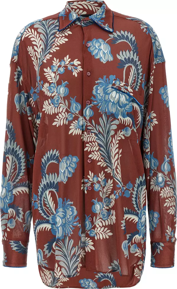 Multicolor Viscose Blouse