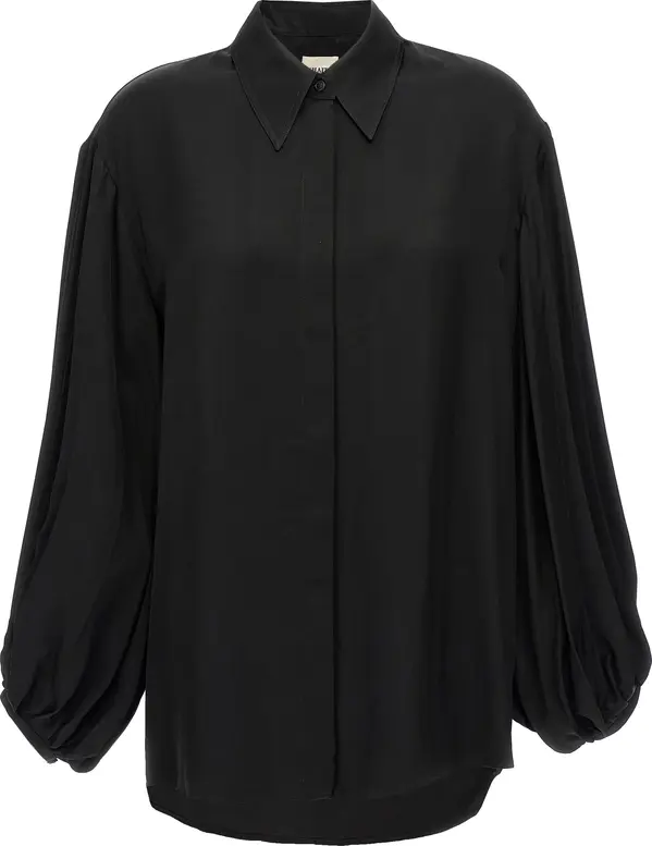 Black Cupro Blouse