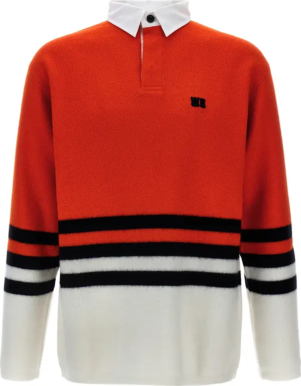 Multicolor Wool Polo Shirt