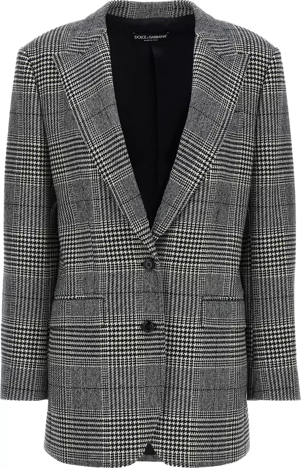 Bicolor Wool Blazer