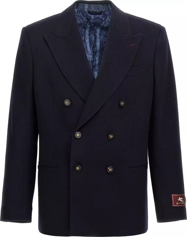 Blue Cashmere Blazer