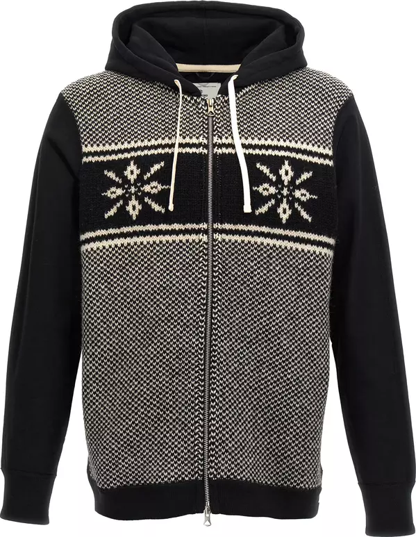 Bicolor Cotton Sweatshirt