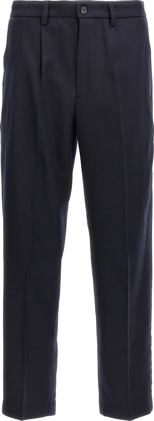 Blue Wool Dress Pants
