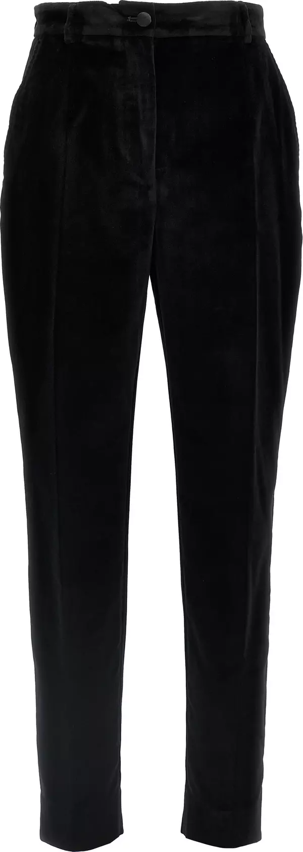 Black Cotton Dress Pants
