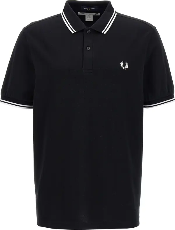 Bicolor Cotton Polo Shirt