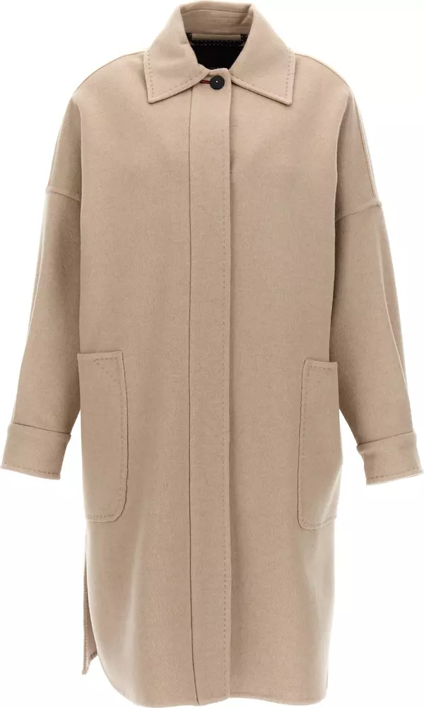 Beige Cashmere Coat